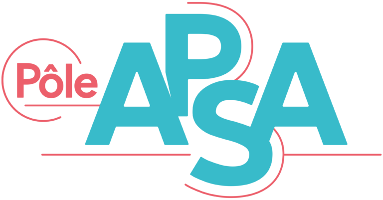 pole apsa logo couleur bleu et rouge